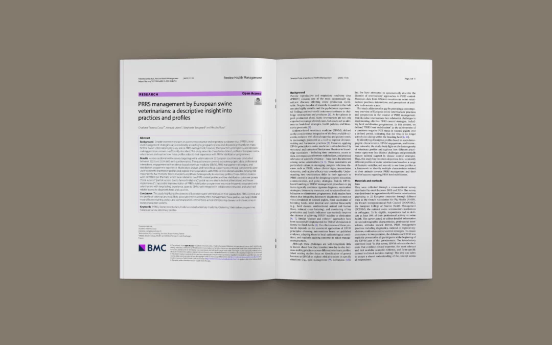 Veterinarian profiles associated with PRRS stabilization success